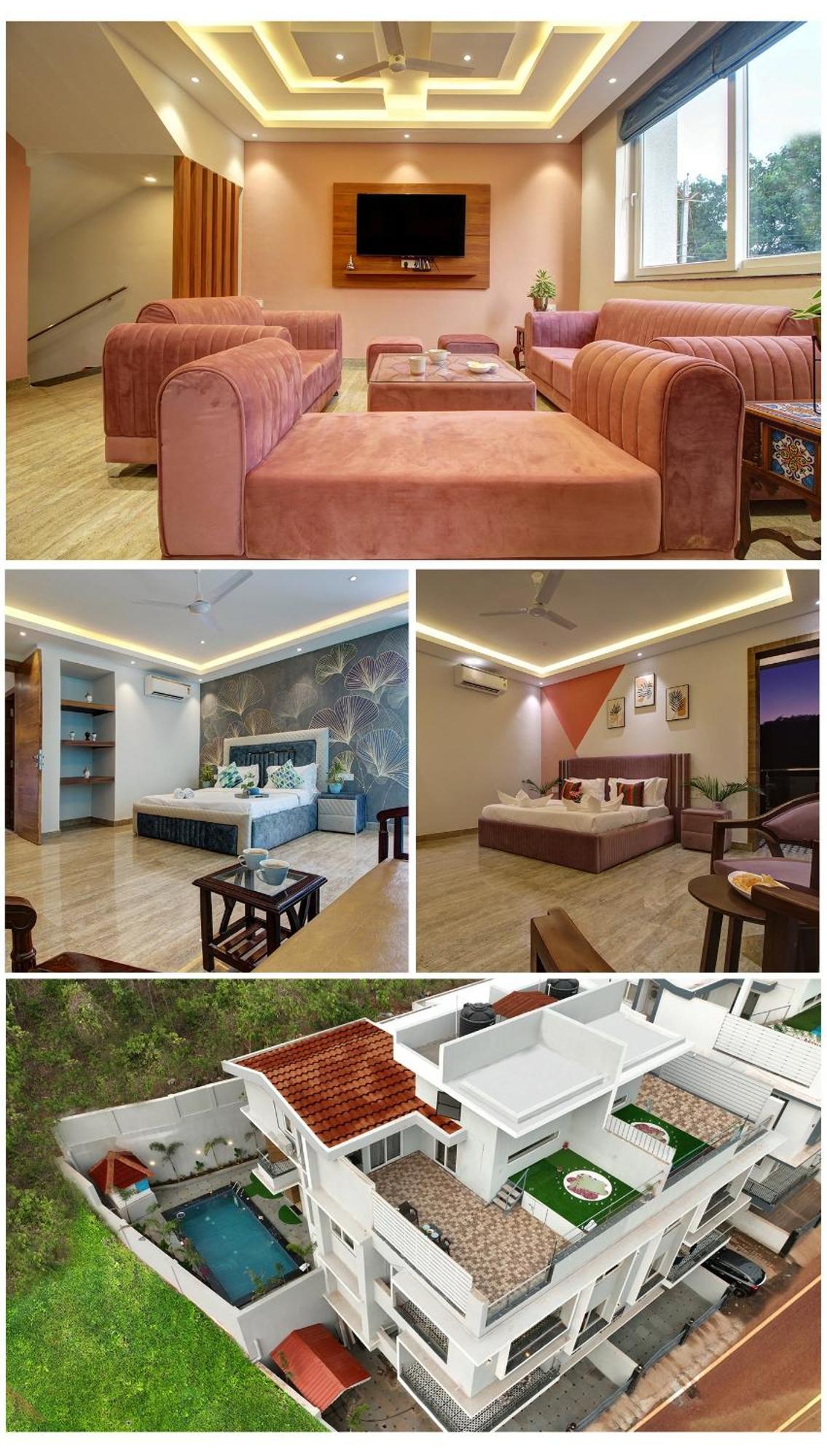 Euphoria Luxury Villa - 5Bhk - Private Pool - Jacuzzi, 巴加 外观 照片